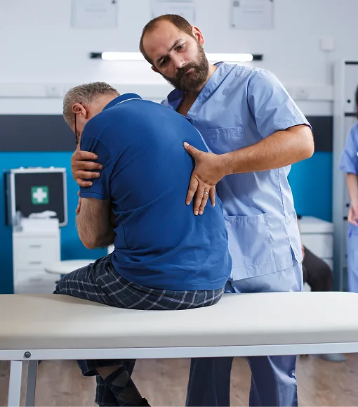 Physiotherapy session